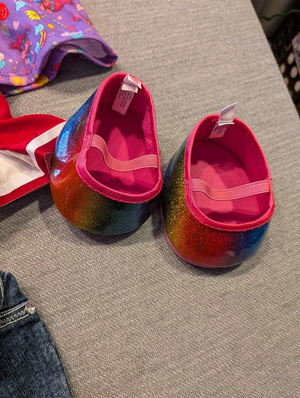 Build a Bear Workshop Lot Of Girl Bear Clothing, Shoes Backpack